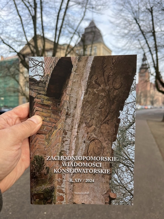 Okładka "Zachodniopomorskich Wiadomościach Konserwatorskich"
